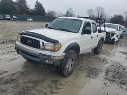 Salvage cars for sale from Copart Madisonville, TN: 2001 Toyota Tacoma Double Cab