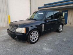 Salvage cars for sale from Copart Dunn, NC: 2008 Land Rover Range Rover HSE
