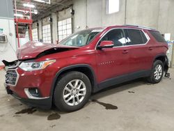 Salvage cars for sale from Copart Ham Lake, MN: 2019 Chevrolet Traverse LT