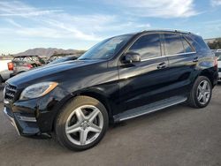 Salvage cars for sale from Copart Las Vegas, NV: 2015 Mercedes-Benz ML 350 4matic