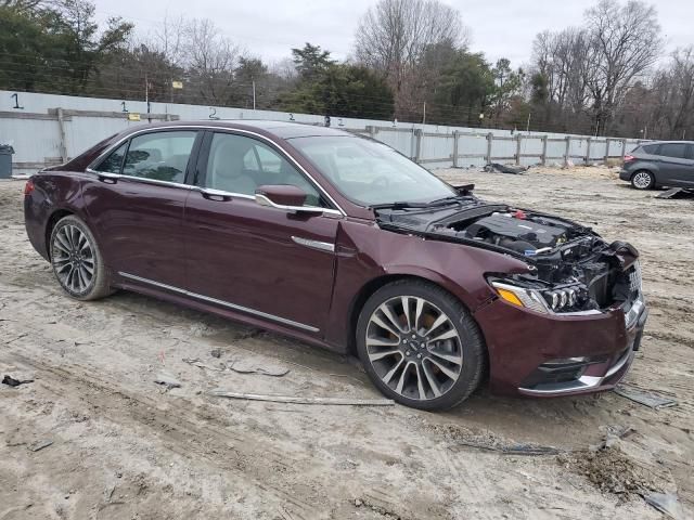 2017 Lincoln Continental Reserve