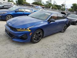 Salvage cars for sale at Opa Locka, FL auction: 2022 KIA K5 GT Line