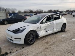 Salvage cars for sale at New Braunfels, TX auction: 2023 Tesla Model 3