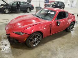 Mazda MX5 salvage cars for sale: 2017 Mazda MX-5 Miata Grand Touring