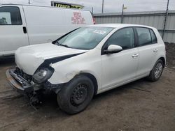 Salvage cars for sale from Copart Chicago Heights, IL: 2012 Volkswagen Golf