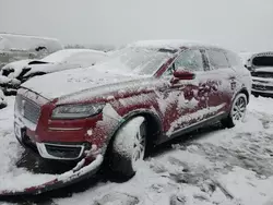 Lincoln Vehiculos salvage en venta: 2019 Lincoln Nautilus Select