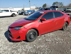 Toyota Corolla l salvage cars for sale: 2017 Toyota Corolla L