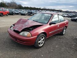 Chevrolet Metro LSI salvage cars for sale: 1998 Chevrolet Metro LSI