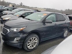 Salvage cars for sale from Copart Exeter, RI: 2018 Chevrolet Equinox LT