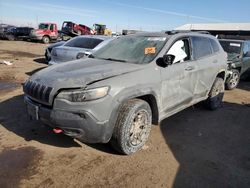 Jeep Cherokee salvage cars for sale: 2019 Jeep Cherokee Trailhawk