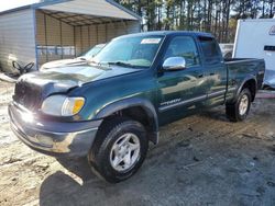 Toyota salvage cars for sale: 2002 Toyota Tundra Access Cab
