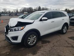 Salvage cars for sale from Copart Pennsburg, PA: 2018 KIA Sorento LX
