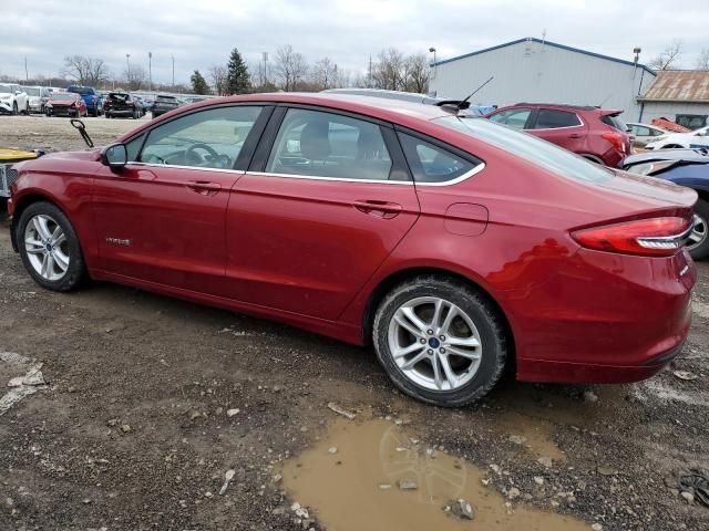 2018 Ford Fusion SE Hybrid