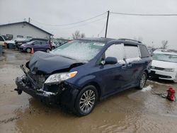 Salvage cars for sale from Copart Hartford City, IN: 2019 Toyota Sienna XLE