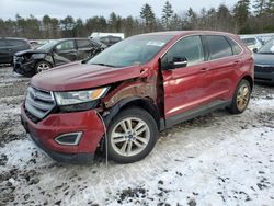 Salvage cars for sale at Windham, ME auction: 2016 Ford Edge SEL