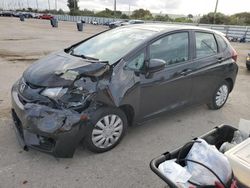 Salvage cars for sale from Copart Miami, FL: 2015 Honda FIT LX