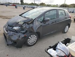 Honda FIT LX salvage cars for sale: 2015 Honda FIT LX