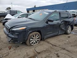 Jeep salvage cars for sale: 2017 Jeep Cherokee Limited