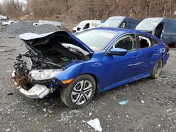 Salvage cars for sale from Copart Marlboro, NY: 2017 Honda Civic LX