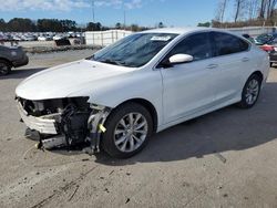 Salvage cars for sale at Dunn, NC auction: 2015 Chrysler 200 C