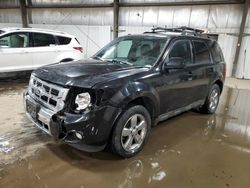 Salvage cars for sale at Des Moines, IA auction: 2012 Ford Escape Limited