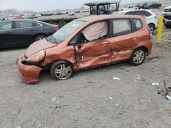 Honda salvage cars for sale: 2008 Honda FIT Sport