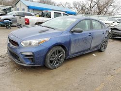 Salvage cars for sale at Wichita, KS auction: 2021 KIA Forte GT Line