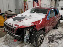 Salvage cars for sale from Copart Mcfarland, WI: 2014 Jeep Cherokee Trailhawk