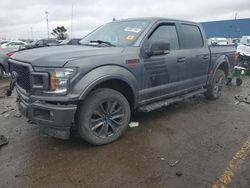 Salvage cars for sale at Woodhaven, MI auction: 2018 Ford F150 Supercrew