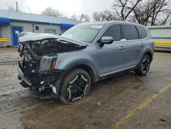 Salvage cars for sale from Copart Wichita, KS: 2023 KIA Telluride EX