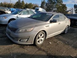 Salvage cars for sale from Copart Denver, CO: 2015 KIA Optima LX