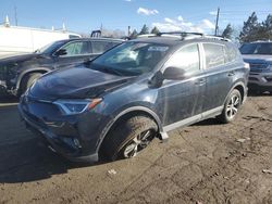 Toyota Rav4 salvage cars for sale: 2017 Toyota Rav4 XLE