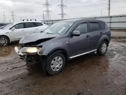Salvage cars for sale at Elgin, IL auction: 2008 Mitsubishi Outlander ES
