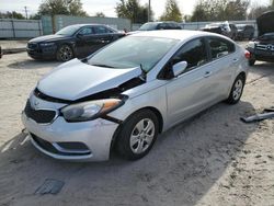 KIA salvage cars for sale: 2016 KIA Forte LX