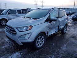 Salvage cars for sale at Elgin, IL auction: 2020 Ford Ecosport SE