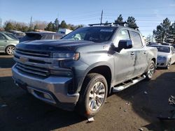 Vehiculos salvage en venta de Copart Denver, CO: 2019 Chevrolet Silverado K1500 LTZ