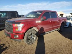 Ford salvage cars for sale: 2016 Ford F150 Supercrew