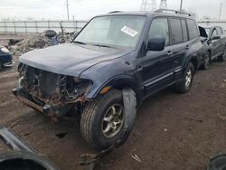 Salvage cars for sale at Elgin, IL auction: 2002 Mitsubishi Montero Limited