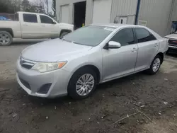 Salvage cars for sale at Savannah, GA auction: 2012 Toyota Camry Base