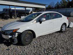 Salvage cars for sale at Memphis, TN auction: 2012 Honda Civic LX