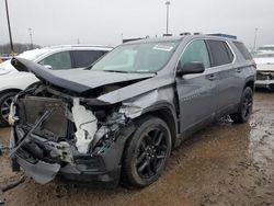 Salvage cars for sale at Woodhaven, MI auction: 2021 Chevrolet Traverse LS