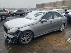 Salvage cars for sale from Copart Fredericksburg, VA: 2012 Mercedes-Benz C 300 4matic