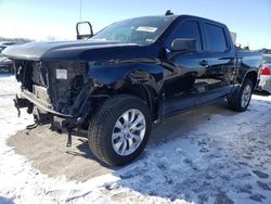 Salvage cars for sale at Cahokia Heights, IL auction: 2021 Chevrolet Silverado K1500 Custom