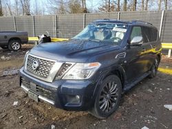 Nissan Armada salvage cars for sale: 2020 Nissan Armada Platinum