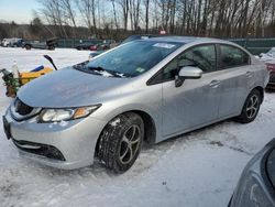 Salvage cars for sale from Copart Candia, NH: 2015 Honda Civic SE