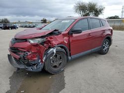 Salvage cars for sale from Copart Orlando, FL: 2018 Toyota Rav4 LE