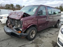 Salvage trucks for sale at Exeter, RI auction: 2003 Chevrolet Express G3500