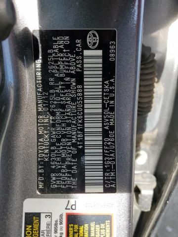 2012 Toyota Camry Base