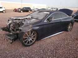 Salvage cars for sale from Copart Phoenix, AZ: 2016 Mercedes-Benz S 63 AMG