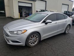 Salvage cars for sale at Woodburn, OR auction: 2017 Ford Fusion S